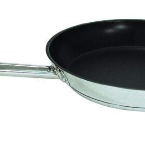 Update International (SFC-11) 11" Induction Ready Excalibur-Coated Stainless Steel Fry Pan