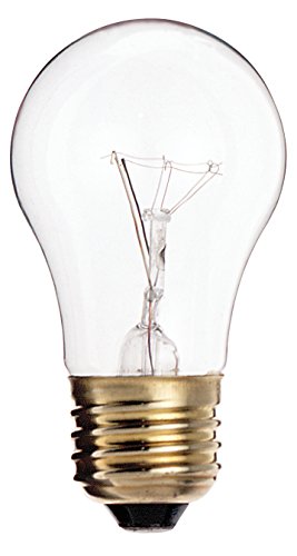 Satco S3810 130V Medium Base 40-Watt A15 Light Bulb, Clear