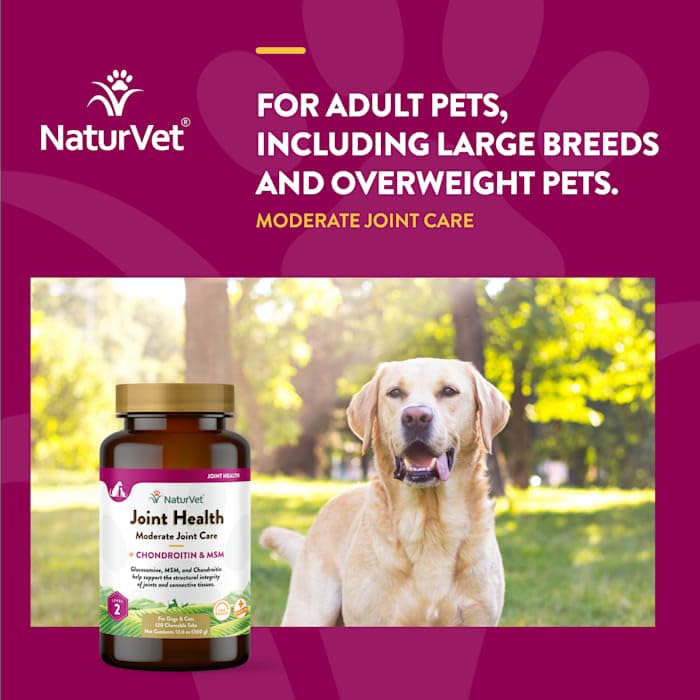 NaturVet Joint Health Time Release Level 2-Maximum Hip & Joint Dog Supplement