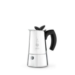 Bialetti - Musa, Stovetop Coffee Maker, Suitable for all Types of Hobs, Stainless Steel, 4 Cups (5.07 oz.), Silver