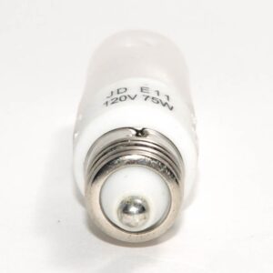 Bulbrite Halogen T4 Q75FR/MC 120-Volt Halogen JD Type Mini-Candelabra E11 Bulb, Frosted, 75-Watt