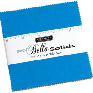 Bella Solids Bright Charm Pack 42 5-inch Squares Moda Fabrics 9900PPB