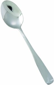 winco 12-piece lisa dinner spoon set, 18-0 stainless steel