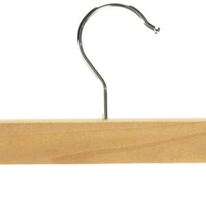 Whitmor GRADE A Natural Wood Skirt Hangers (Set of 5)