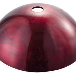 Irruption Red Glass Vessel Bathroom Sink with PU-MR Chrome