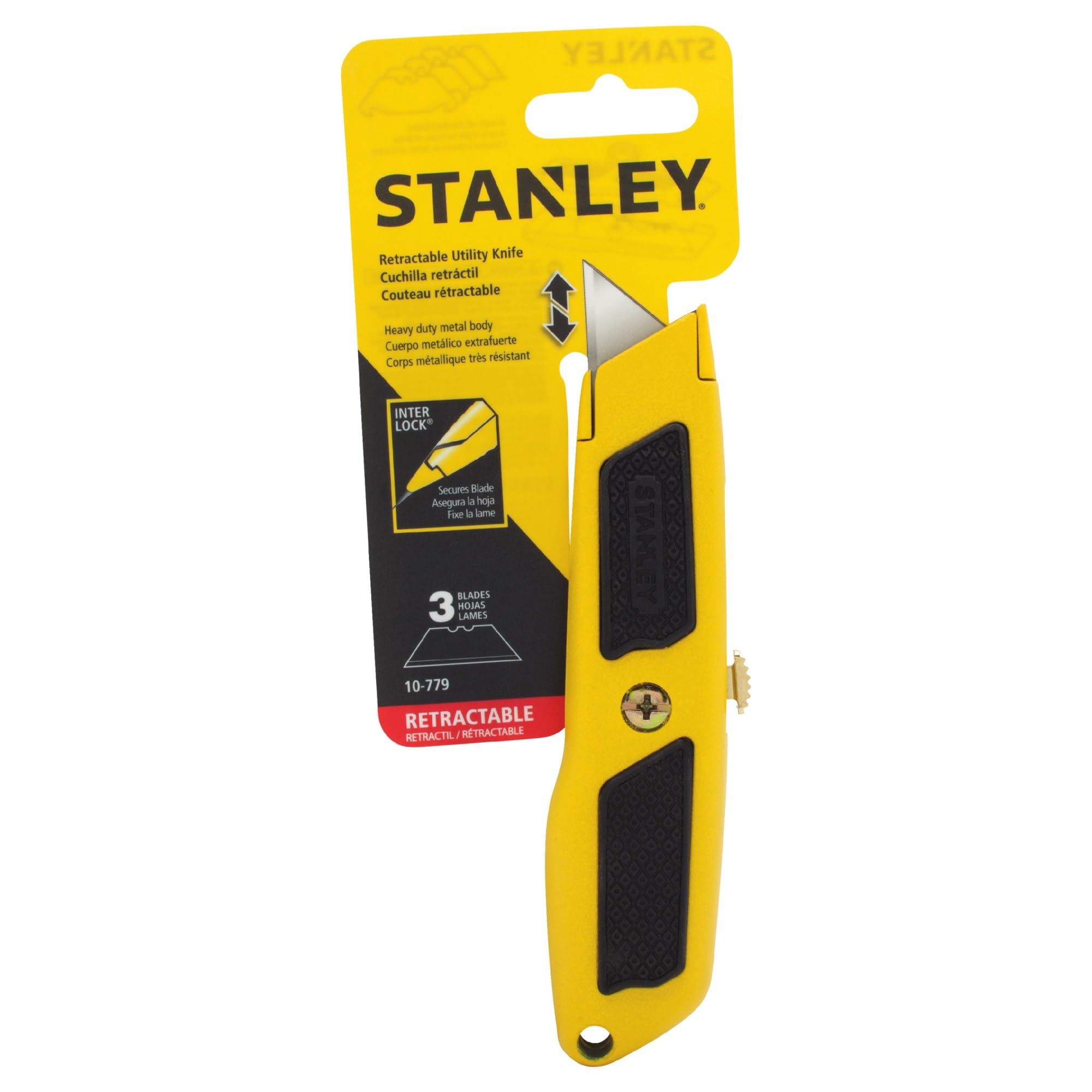 Stanley Hand Tools 10-779 Swivel-Lock Carpet Knife Retractable Blade