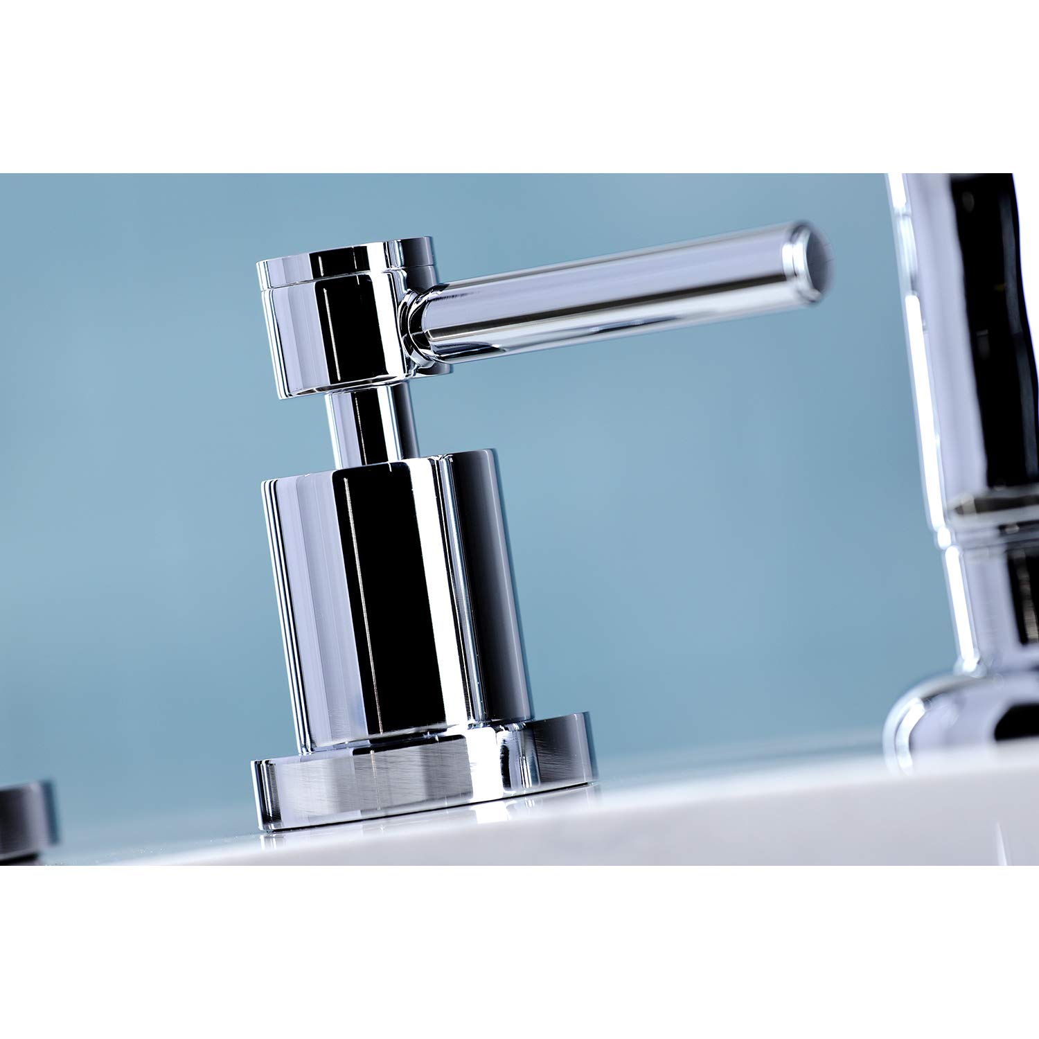 Kingston Brass KS8721DL Concord Widespread Kitchen Faucet, 8", Polished Chrome