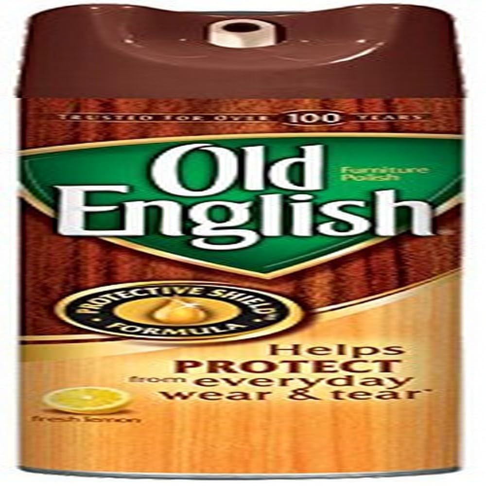 Old English Furniture Polish Spray 12.5oz (Fresh Lemon) (Packaging May vary)