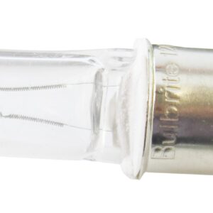 Bulbrite Q50CL/DC120-Volt Halogen JD Type DC Base Bulb, 50-Watt, 50w