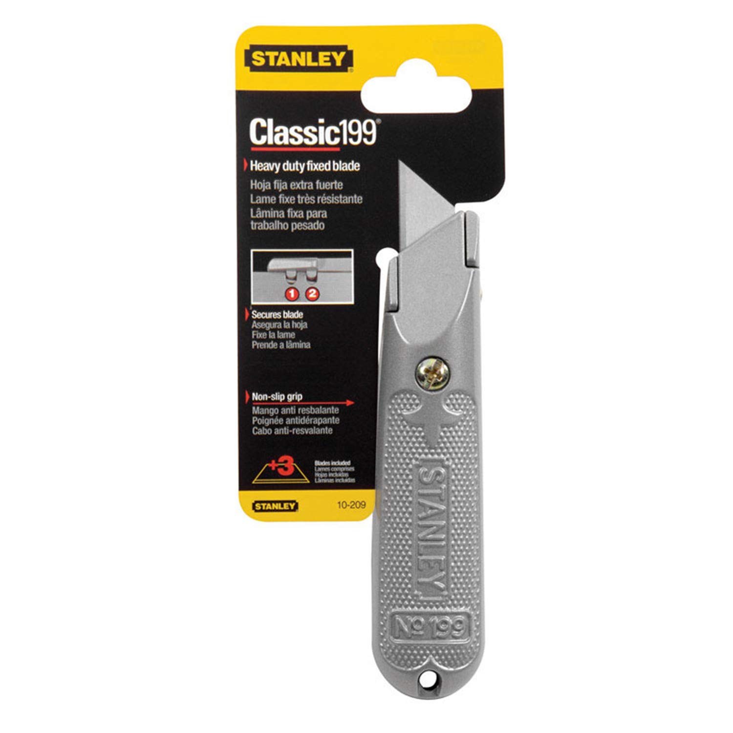 Stanley Hand Tools 10-209 Contractor Grade Utility Knife Fixed Blade