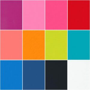 Bella Solids Bright Charm Pack 42 5-inch Squares Moda Fabrics 9900PPB