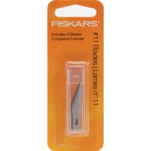 fiskars standard no. 11 replacement blades, 5 pack (96017197)