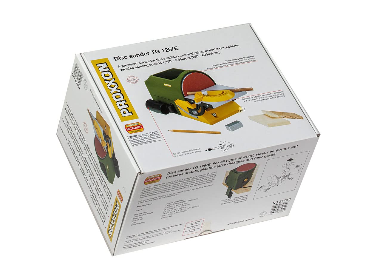 PROXXON Disk Sander TG 125/E, 37060 , Green