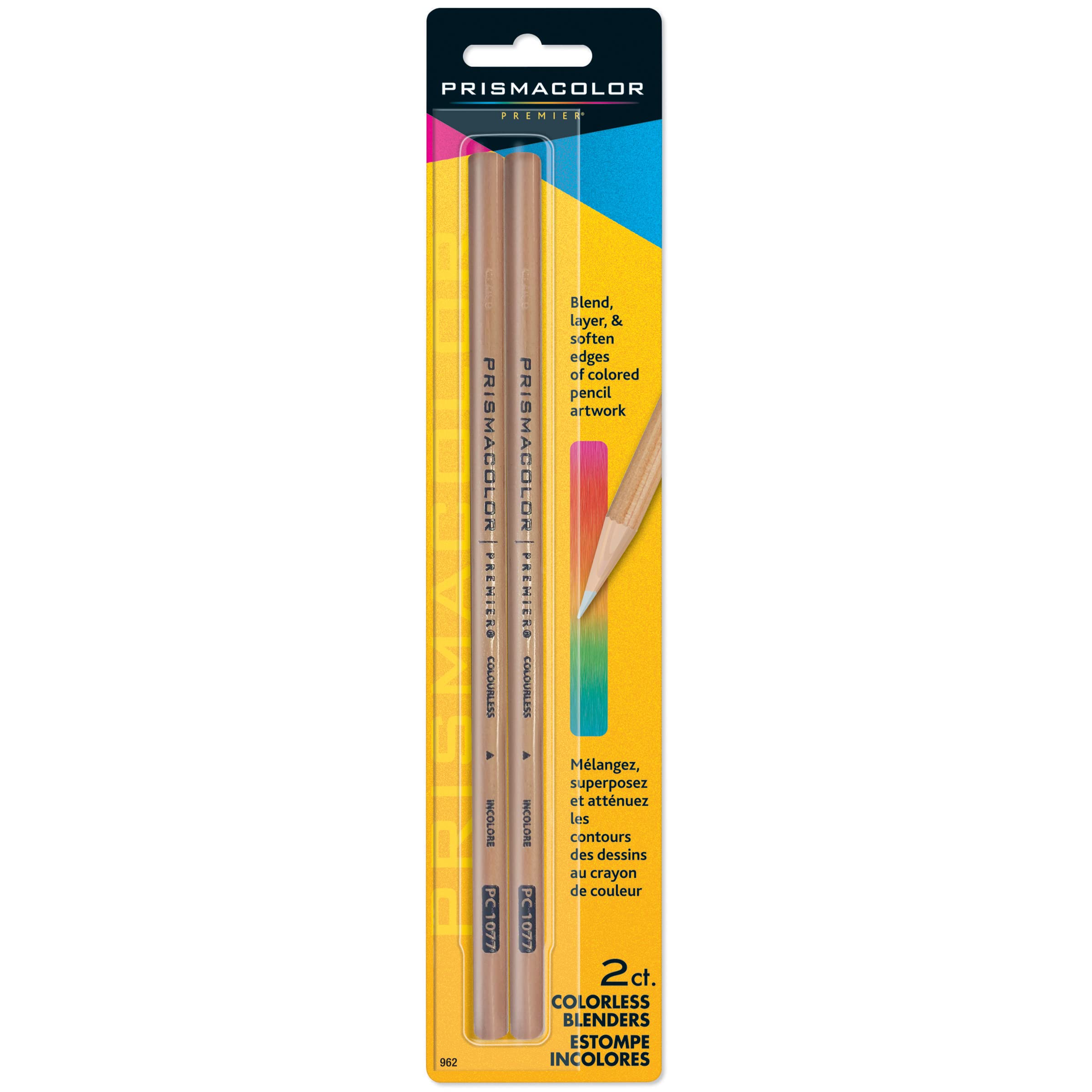 Prismacolor 962 Premier Colorless Blender Pencils, 2-Count