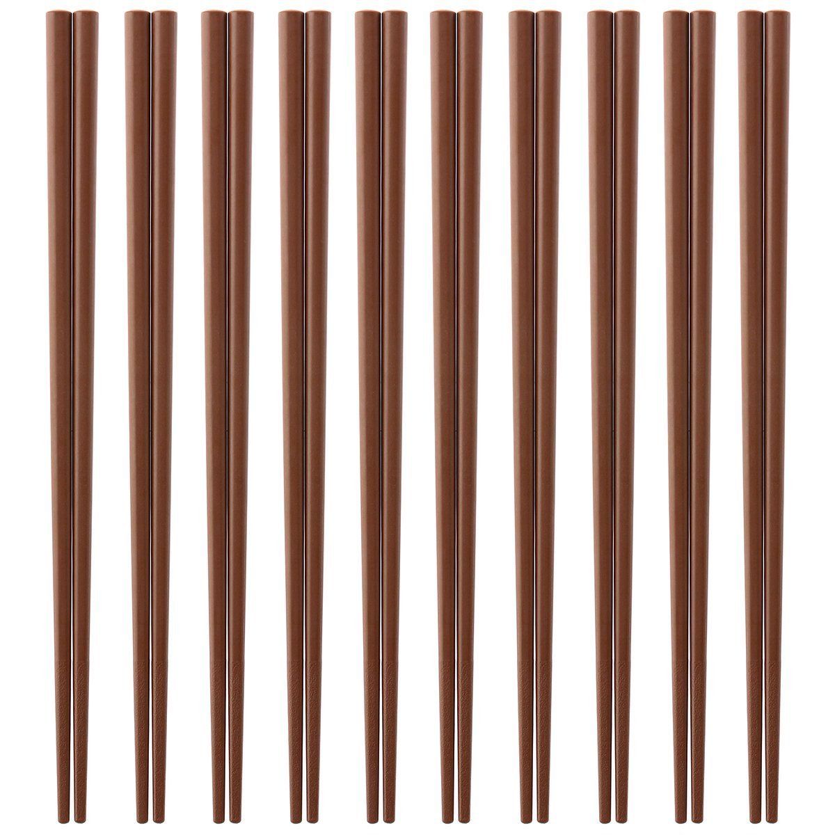 Made in Japan business for 10 Eco chopsticks set meal (dark brown) SPS resin use chopsticks ECO Dishwasher, high temperature and depot support 22.5cm x 3mm angle (chopsticks point) Eco Friendly sps re