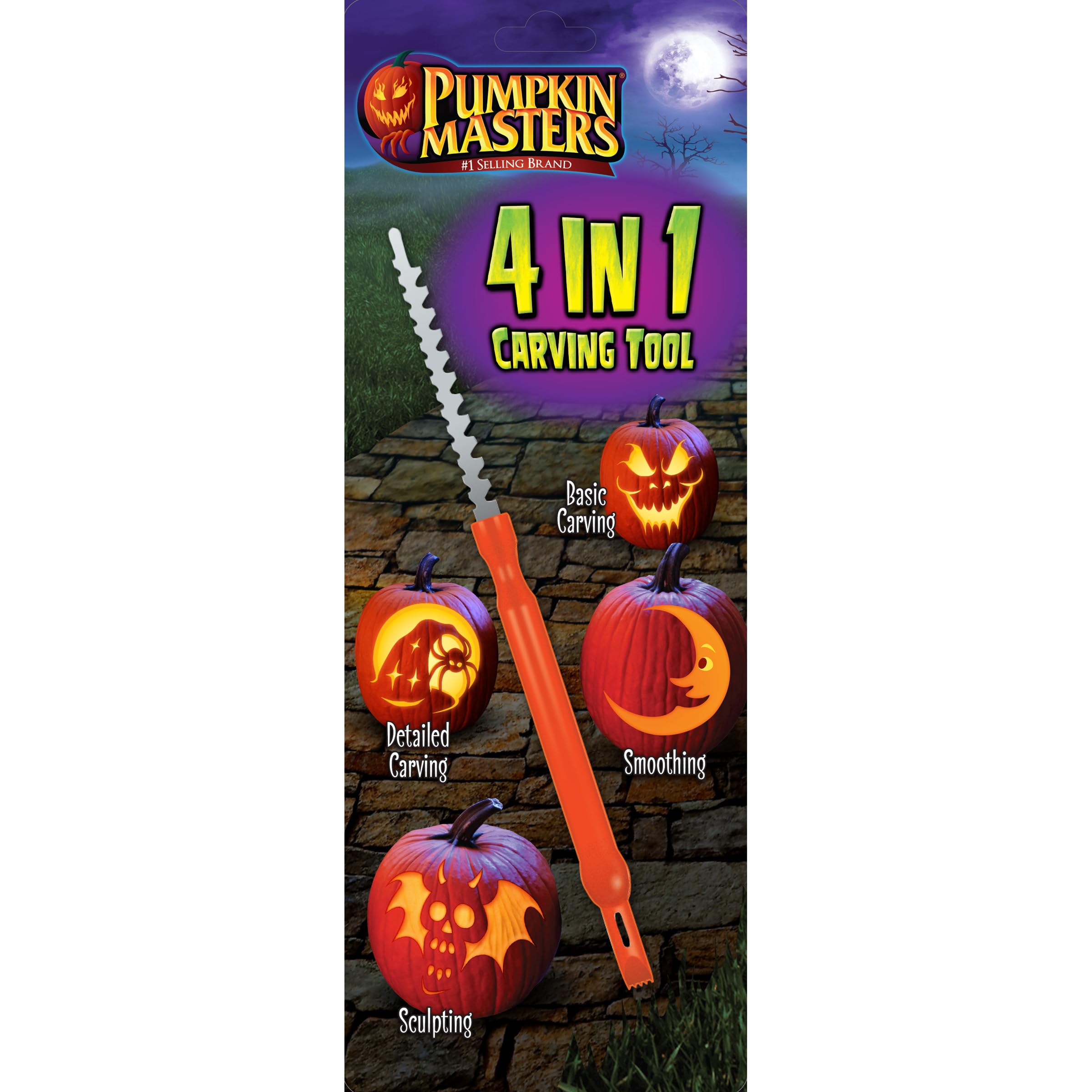 Pumpkin Masters 4 In 1 Carving Tool Pumpkin 4-"