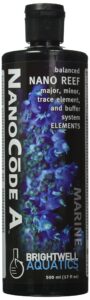 brightwell aquatics nanocode a - major, minor and trace elements for nano reef aquariums