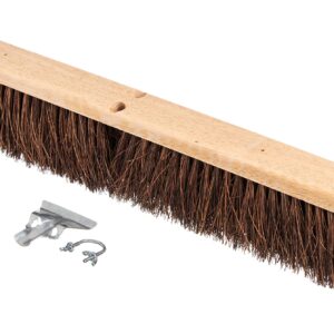 SPARTA Flo-Pac Garage Brush Floor Brush for Cleaning, 36 Inches, Brown