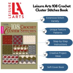 Leisure Arts LEA Crochet Cluster Stitches Bk