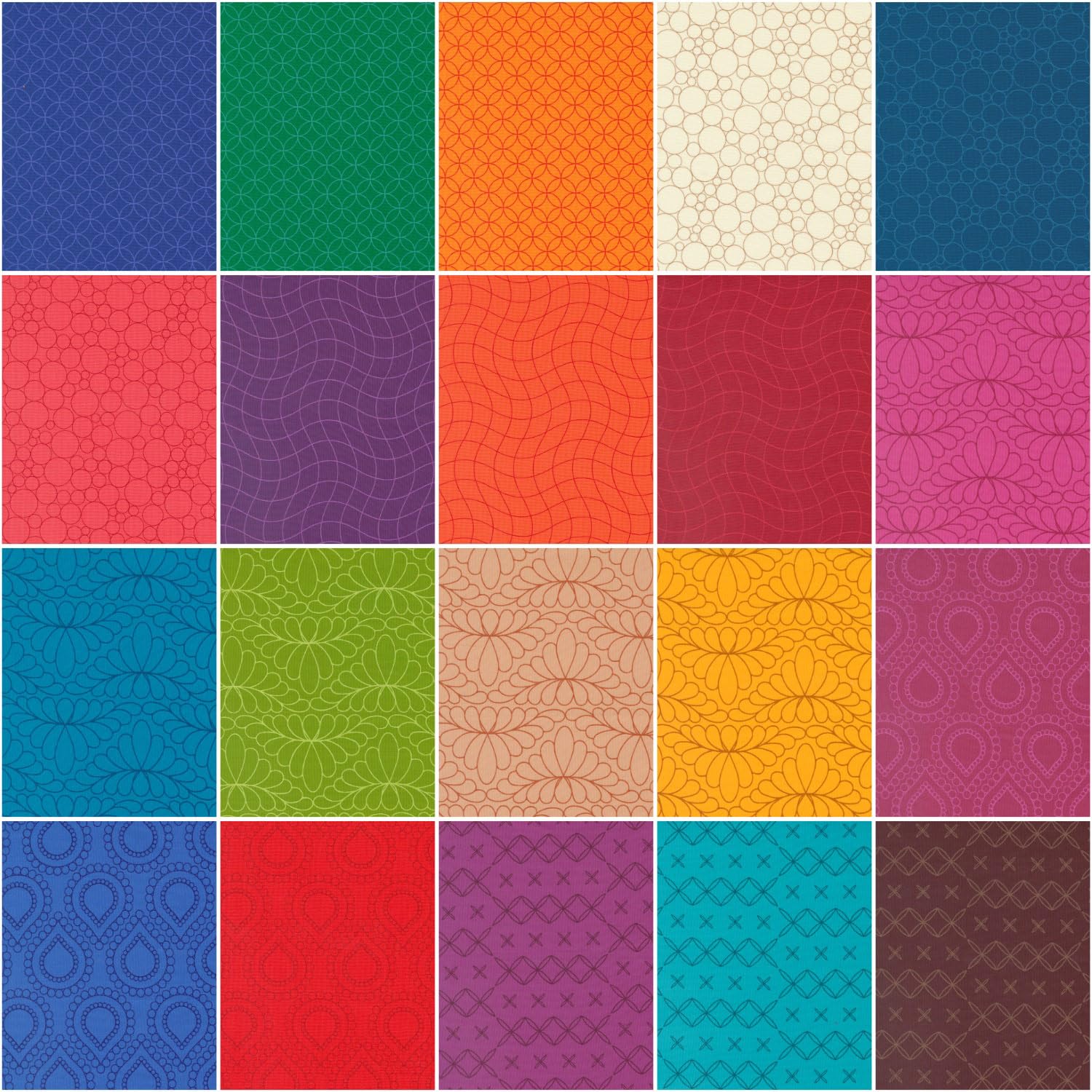 Sariditty Rainbow Spice 20 Fat Quarters Moda Fabrics 45042AB