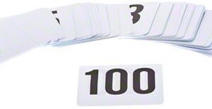 Update International Plastic Table Numbers, 1-100