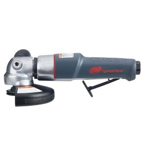 ingersoll rand 3445max air angle grinder/cutoff tool, 4.5" wheel, 12,000 rpm, 0.88 hp, 5/8"-11 thread, rear exhaust