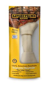 savory prime supreme bone, 10-inch, white