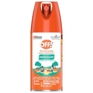 OFF! Family Care Insect & Mosquito Repellent I, Smooth & Dry Bug Spray for the Beach, Backyard, Picnics and More, 2.5 oz. (Pack of 12)