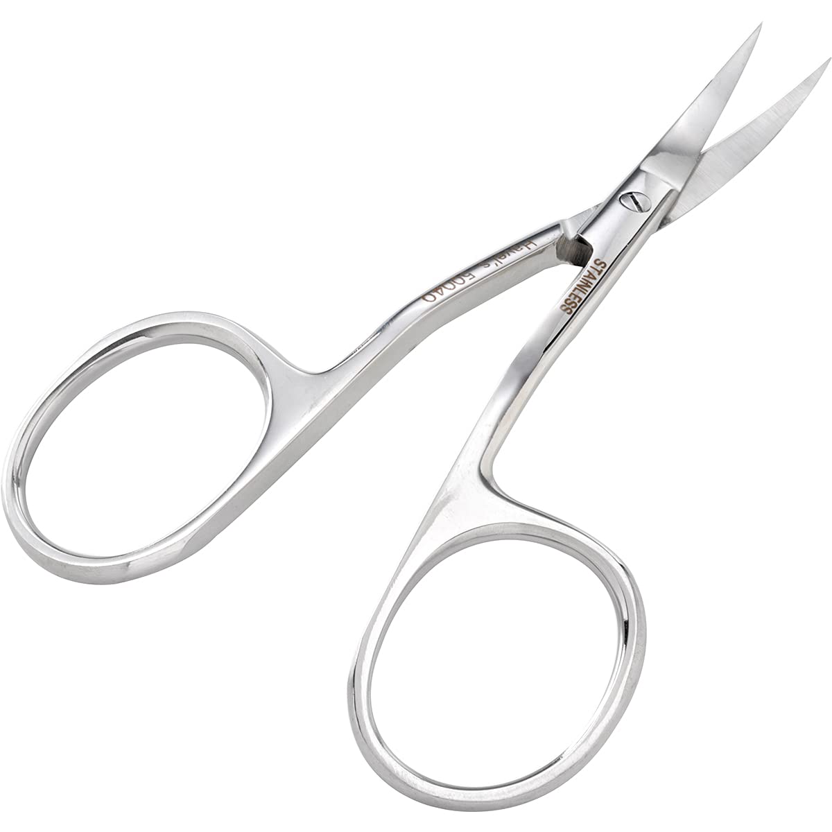 Havel's Double Curved Embroidery Scissors 3.5-Inch Large Finger Loop, Acrylic, Multicoloured