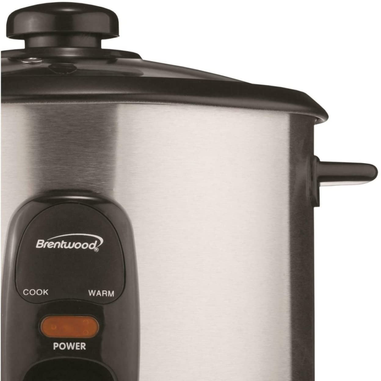 Brentwood Rice Cooker, 5-Cup, Stainless Steel