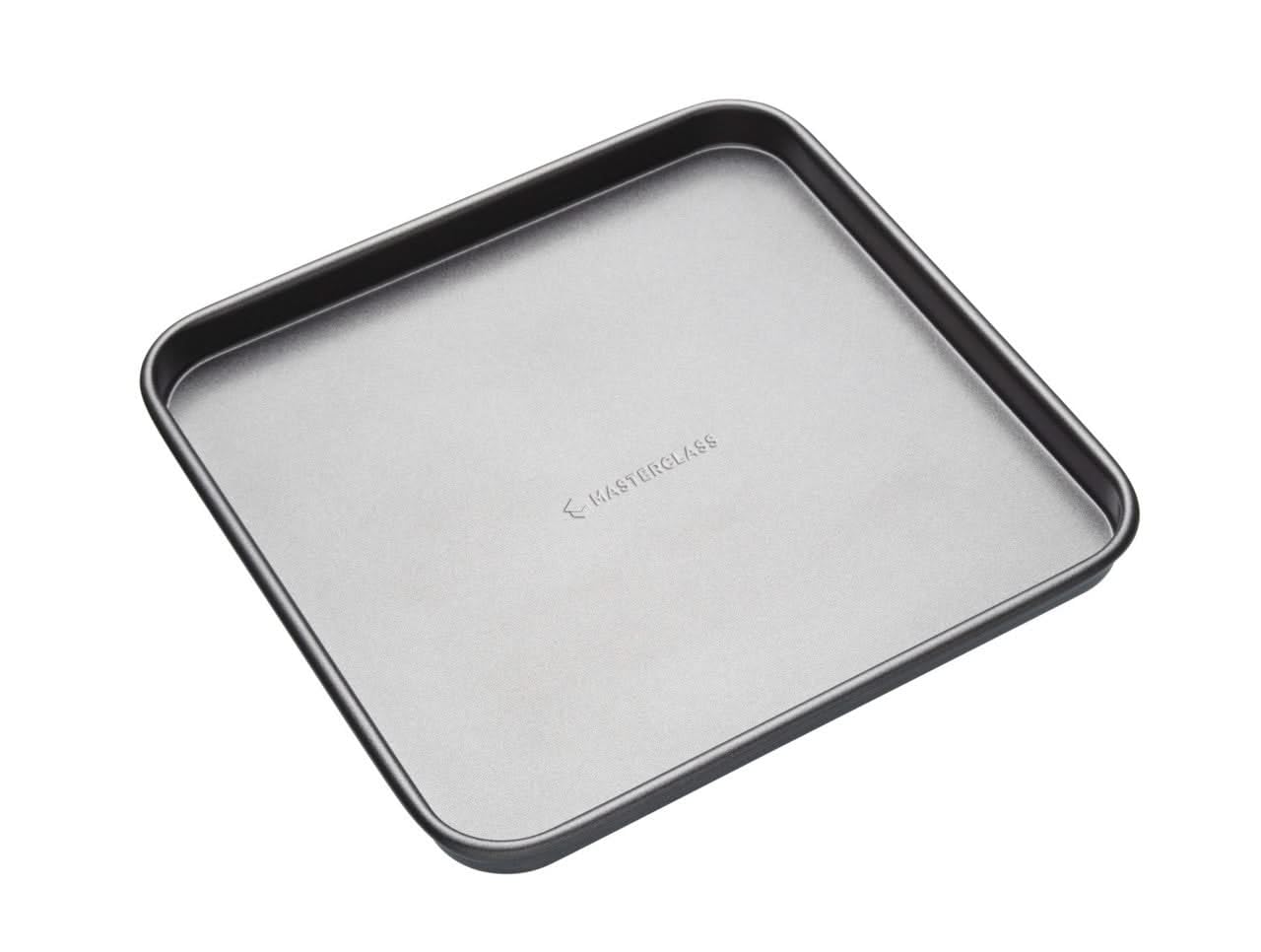 Master Class 26cm/10 Non-Stick Square Baking Tray Sheet Pan | Ideal for Making Swiss Rolls Flapjacks Pastries Grilling or Roasting