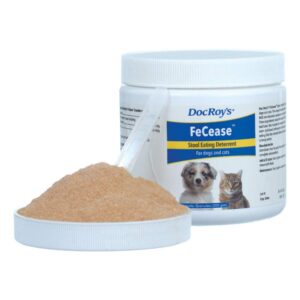 revival animal health doc roy's fecease- stool eating deterrent- for dogs & cats- 300gm granules