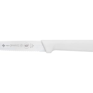 Mundial SCW0547-4E - 4 in Serrated Paring Knife, Set of 3 with White Handle