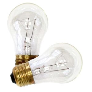 15 watt 120 volt a15 medium e26 standard base clear 120 incandescent westinghouse light bulb 2 pack