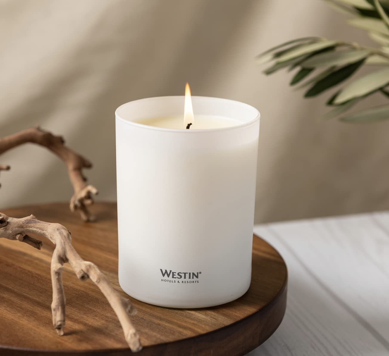 Westin White Tea Candle - Hand-Poured, Soy Candle with Signature White Tea Scent -12.5 oz.