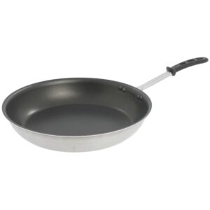 Vollrath Tribute Non-Stick Fry Pan with Silicone-Coated Handle, 14 Inch, 14 IN, Silver