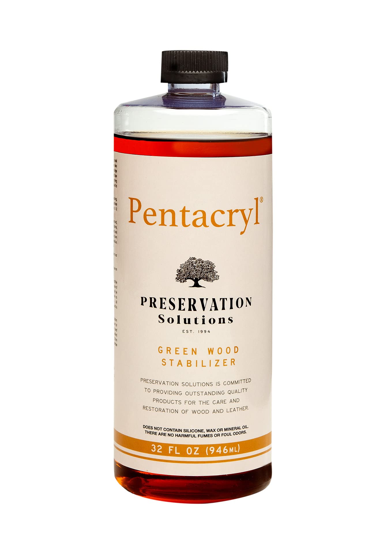 Preservation Solutions - Pentacryl Quart - Green Wood Stabilizer