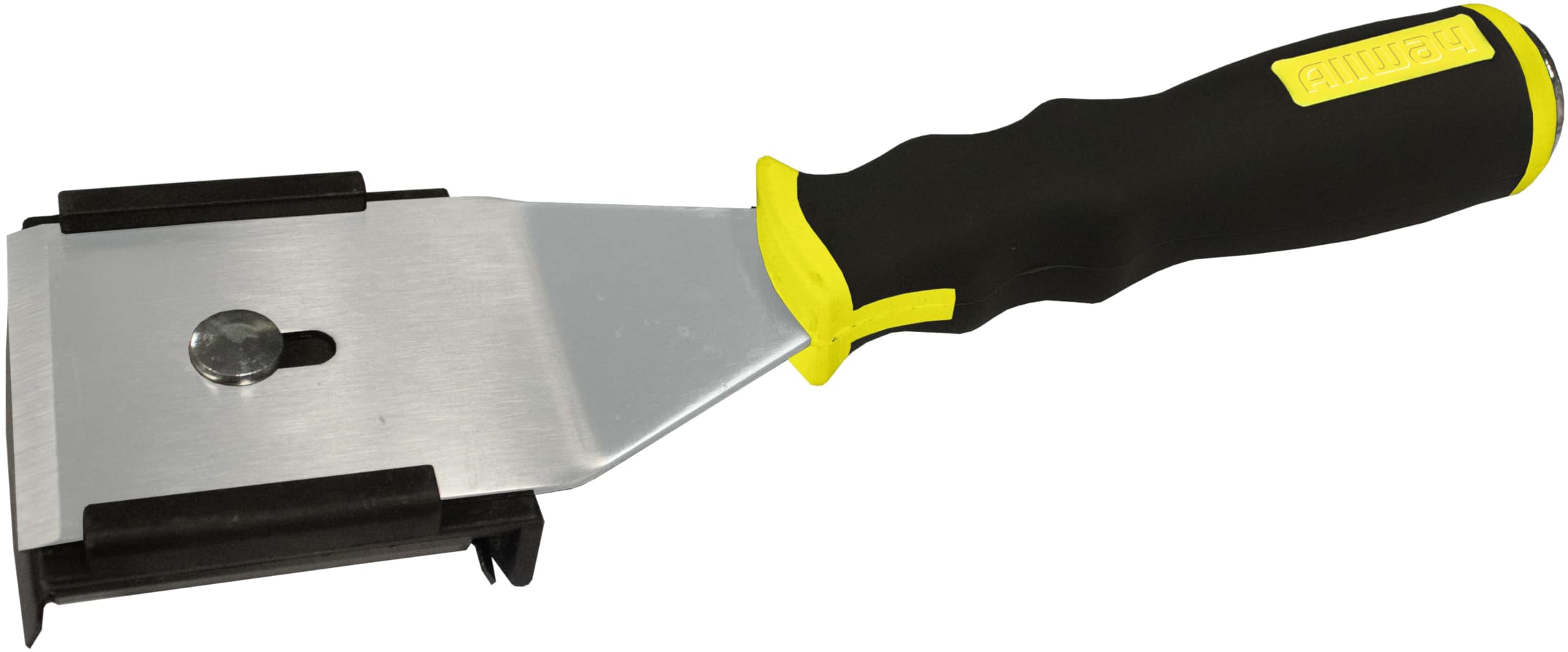 ALLWAY F42X Soft Grip Extendable Push/Pull Scraper with Removable 4-Edge Blade, 2-1/2”