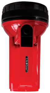 life gear - lg114 led glow spotlight with storage compartment, red red/red