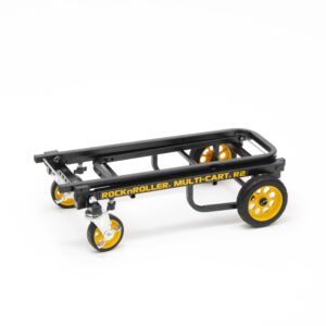 Rock-N-Roller R2RT (Micro) 8-in-1 Folding Multi-Cart/Hand Truck/Dolly/Platform Cart/26" to 39" Telescoping Frame/350 lbs. Load Capacity, Black