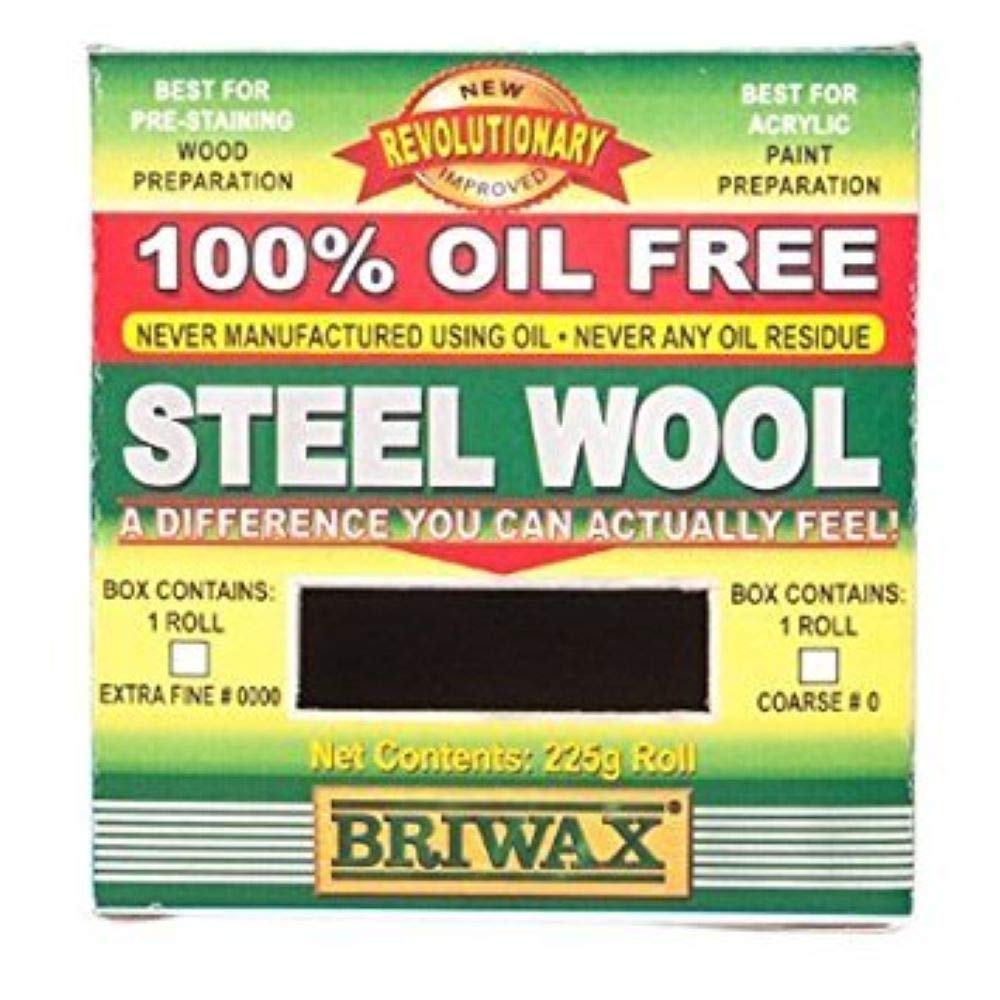 Briwax Oil-Free Steel Wool 0000