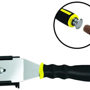 ALLWAY F42X Soft Grip Extendable Push/Pull Scraper with Removable 4-Edge Blade, 2-1/2”