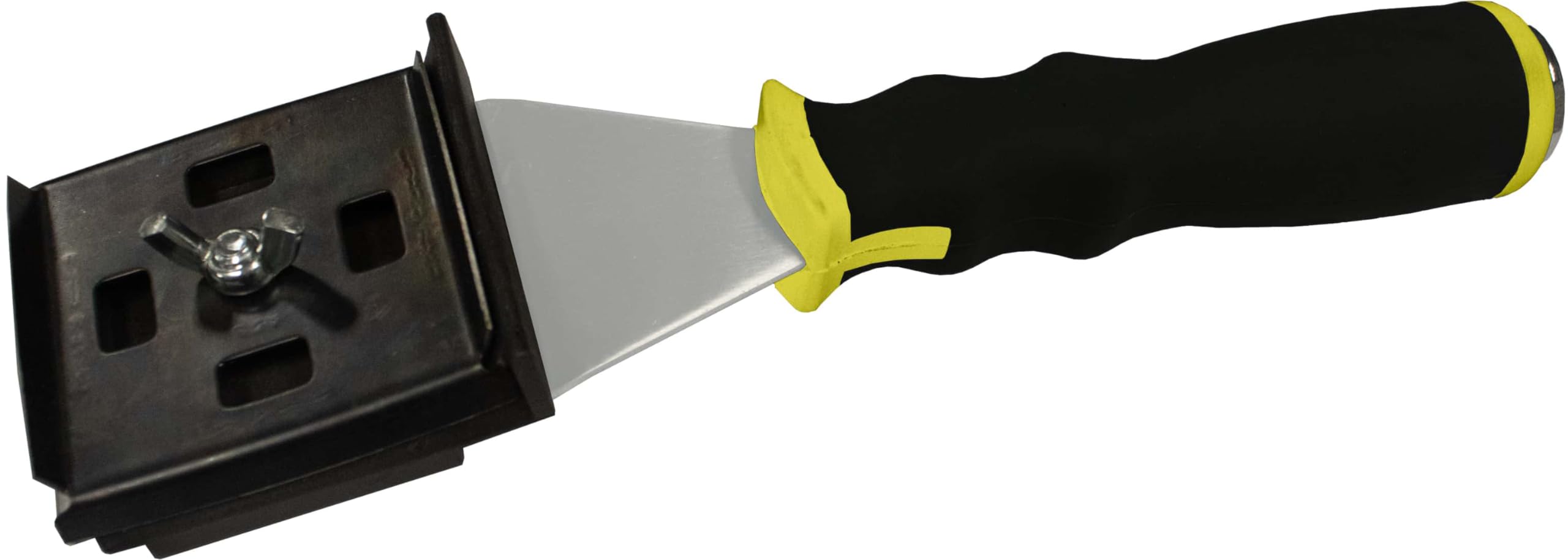 ALLWAY F42X Soft Grip Extendable Push/Pull Scraper with Removable 4-Edge Blade, 2-1/2”