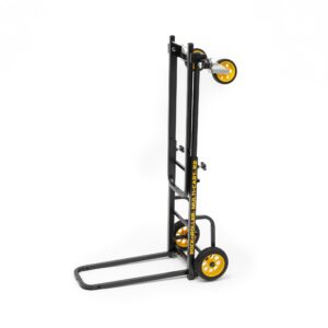 Rock-N-Roller R2RT (Micro) 8-in-1 Folding Multi-Cart/Hand Truck/Dolly/Platform Cart/26" to 39" Telescoping Frame/350 lbs. Load Capacity, Black