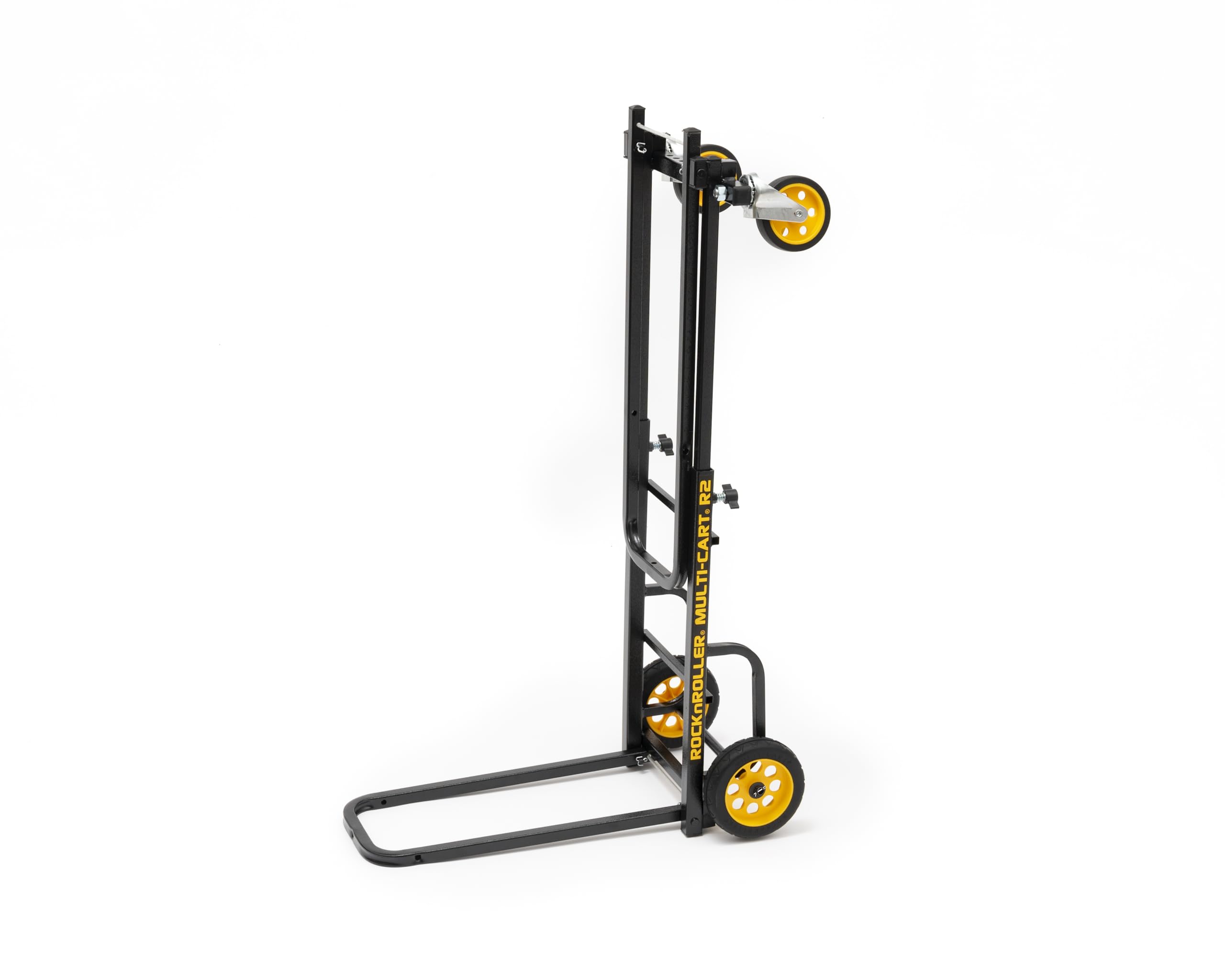 Rock-N-Roller R2RT (Micro) 8-in-1 Folding Multi-Cart/Hand Truck/Dolly/Platform Cart/26" to 39" Telescoping Frame/350 lbs. Load Capacity, Black