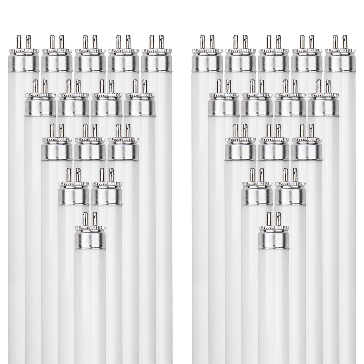 Sunlite F54T5/850/HO 4 Foot T5 Linear Fluorescent Lamp, 54 Watts, 5000 Lumens, 5000K Daylight, Miniature G5 Bi-Pin Base, ROHS Compliant, High Performance Straight Tube, 40 Pack