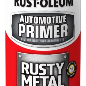 Rust-Oleum 249330 Automotive Rusty Metal Primer Spray Paint, 12 oz., Brown