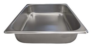 update international (stp-502) half-size steam table pan, 25 gauge, 2.5" deep (one pan)