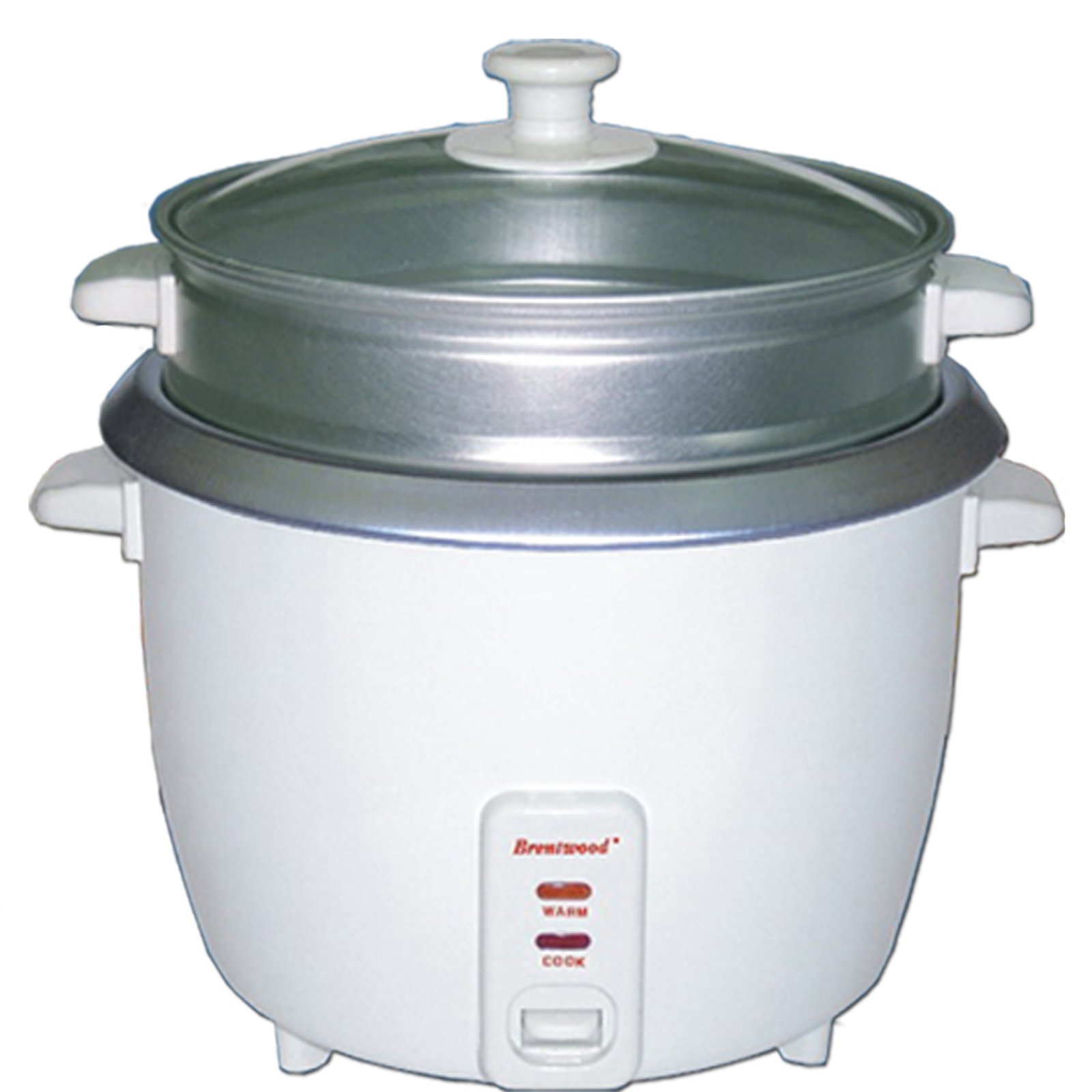 Brentwood Rice Cooker, 4 Cups, White