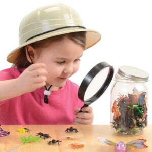 U.S. Toy US Toy One Jumbo 9" Plastic Magnifying Glass, Black